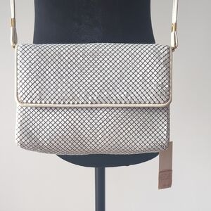 NWT Whiting & Davis Vintage Elegant White Women's Bag